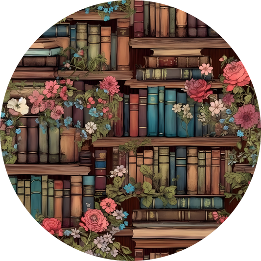 Floral Bookshelf